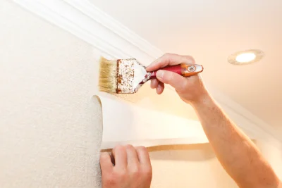Pose de papier peint à Grisy-les-Plâtres — revêtements muraux et toiles de verre